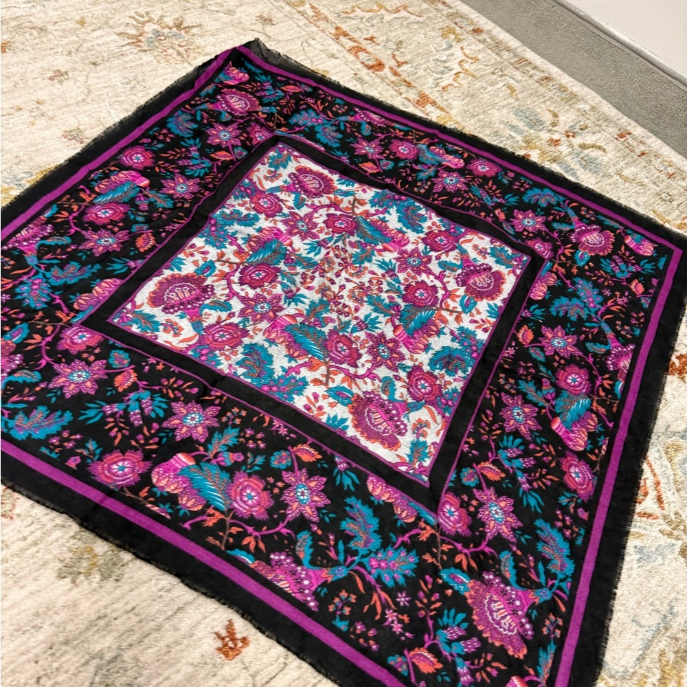 Floral Patterned Scarf